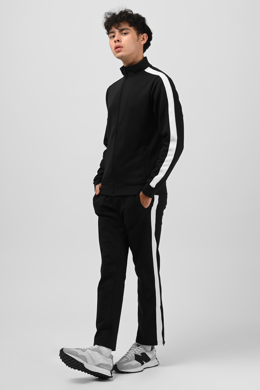TWEED TRACKTOP BLACK