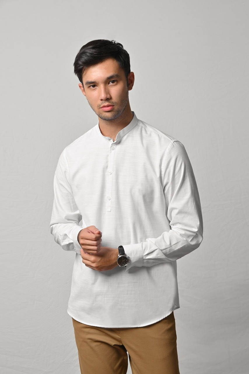 NOAH MODEST SHIRT WHITE