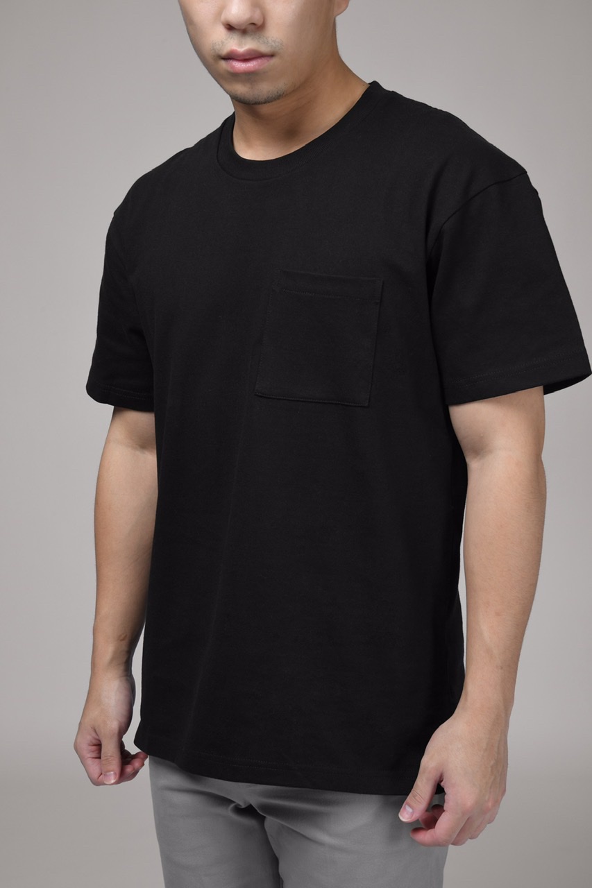 YORK OVERSIZED TEES IN BLACK