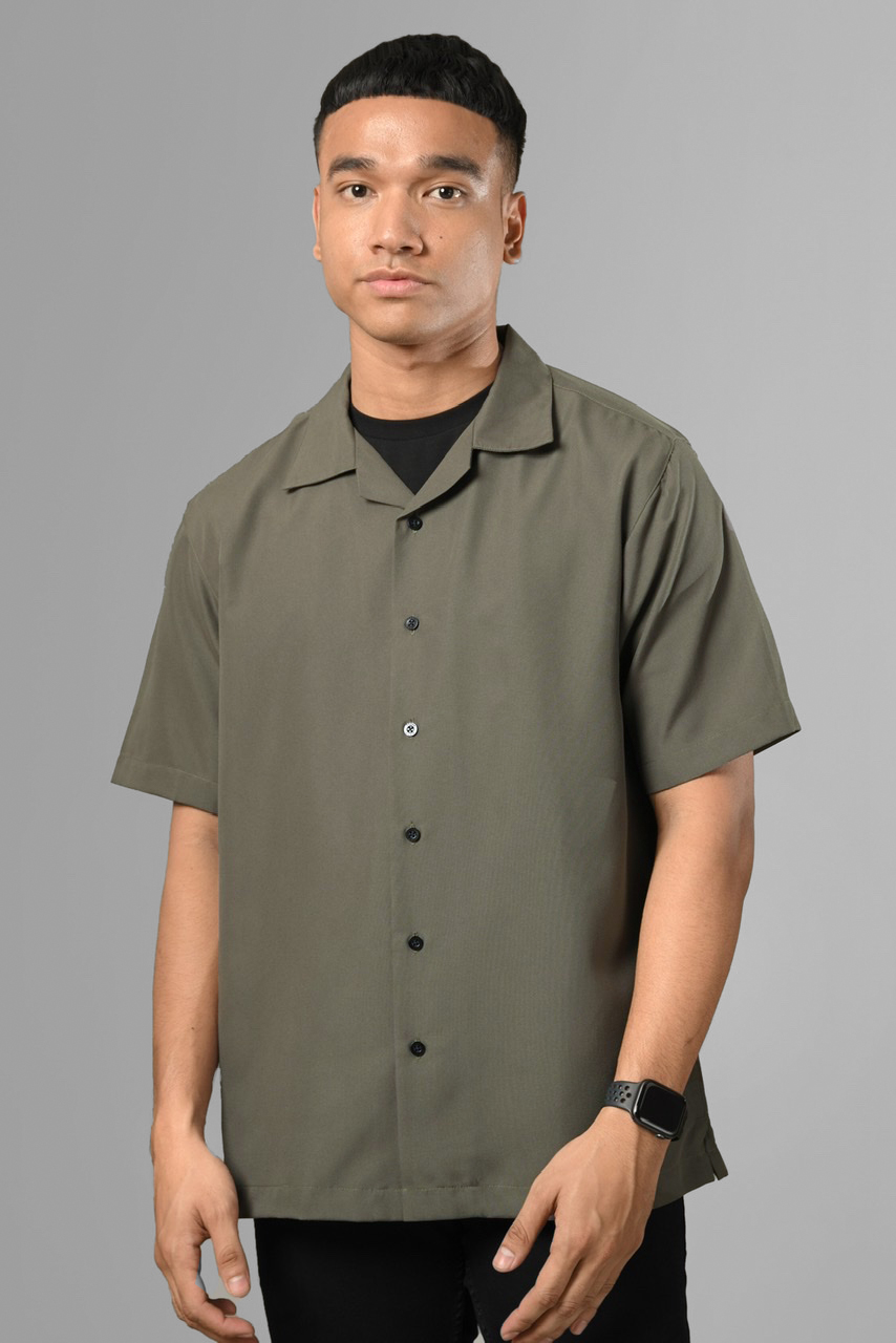 ULTIMATE CUBAN SHIRT CHARCOAL