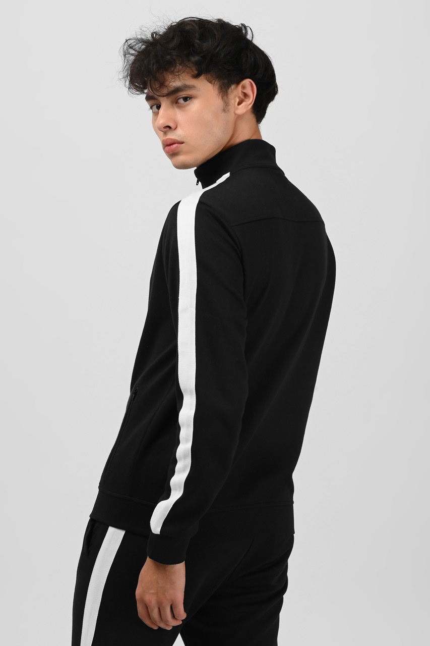 TWEED TRACKTOP BLACK