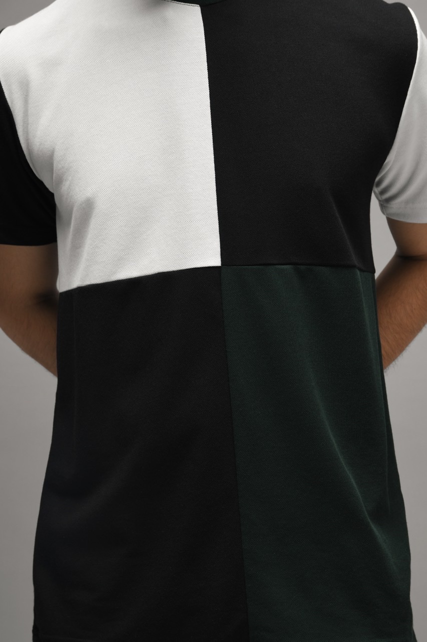 PTBK02-EAZYDRY COLOR BLOCK BLACK