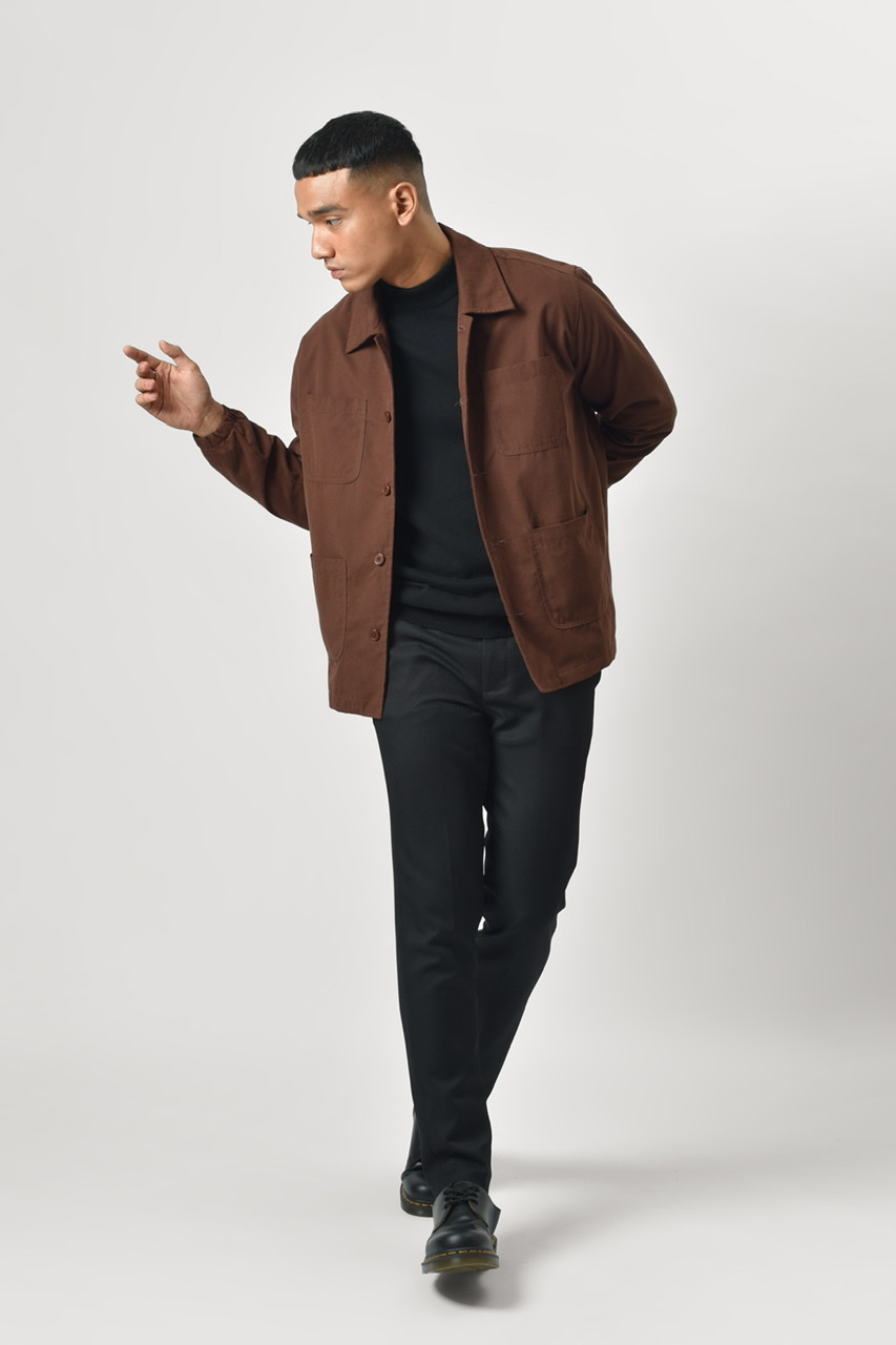 STAMFORD JACKET DARK BROWN