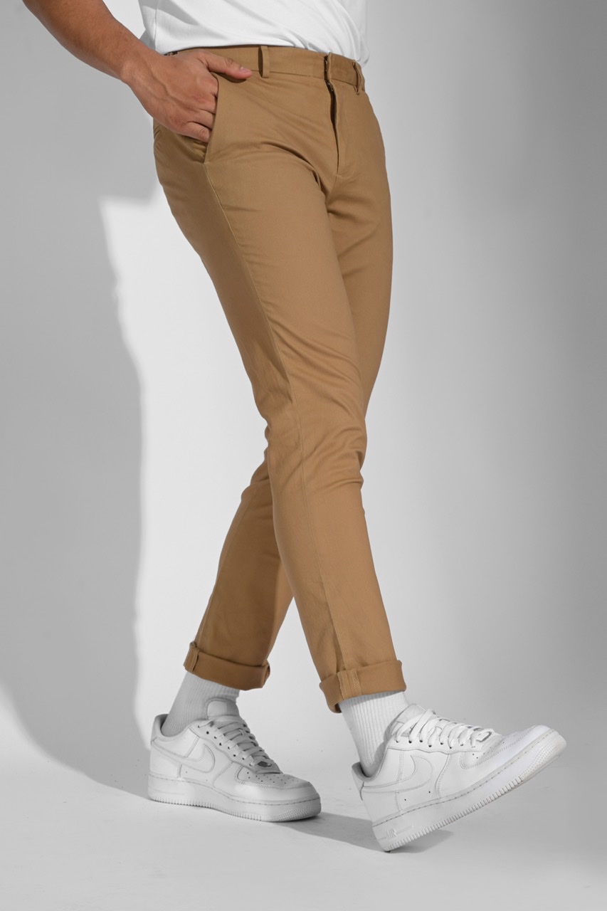 PATRON CHINOS PANTS LIGHT BROWN
