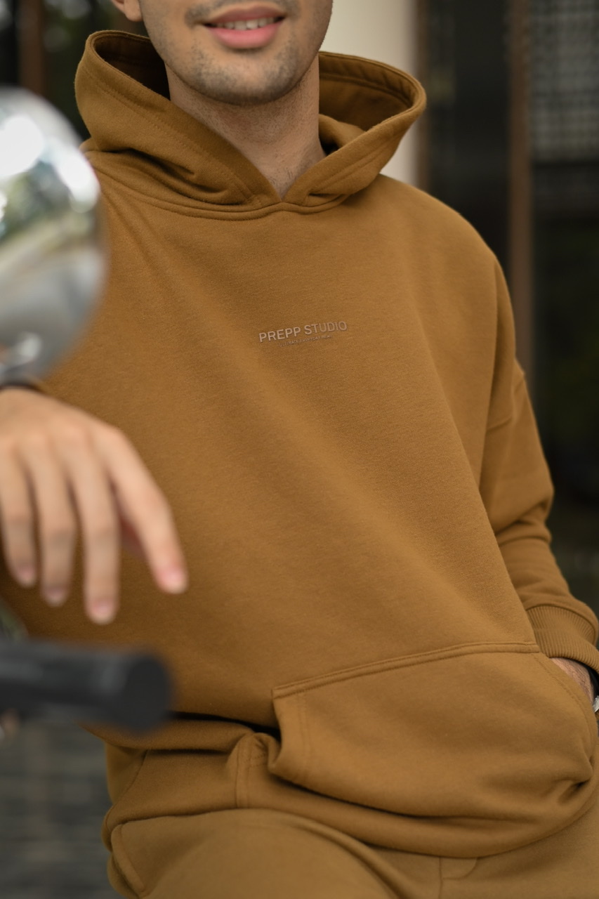 PREPP SIGNATURE HOODIE BROWN