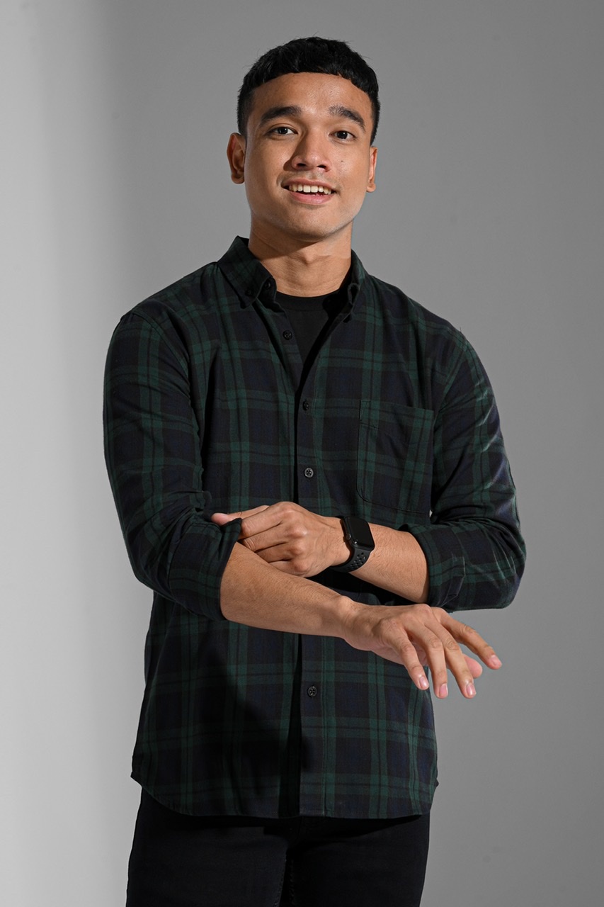 ULTIMATE FLANNEL DARK GREEN TEAL