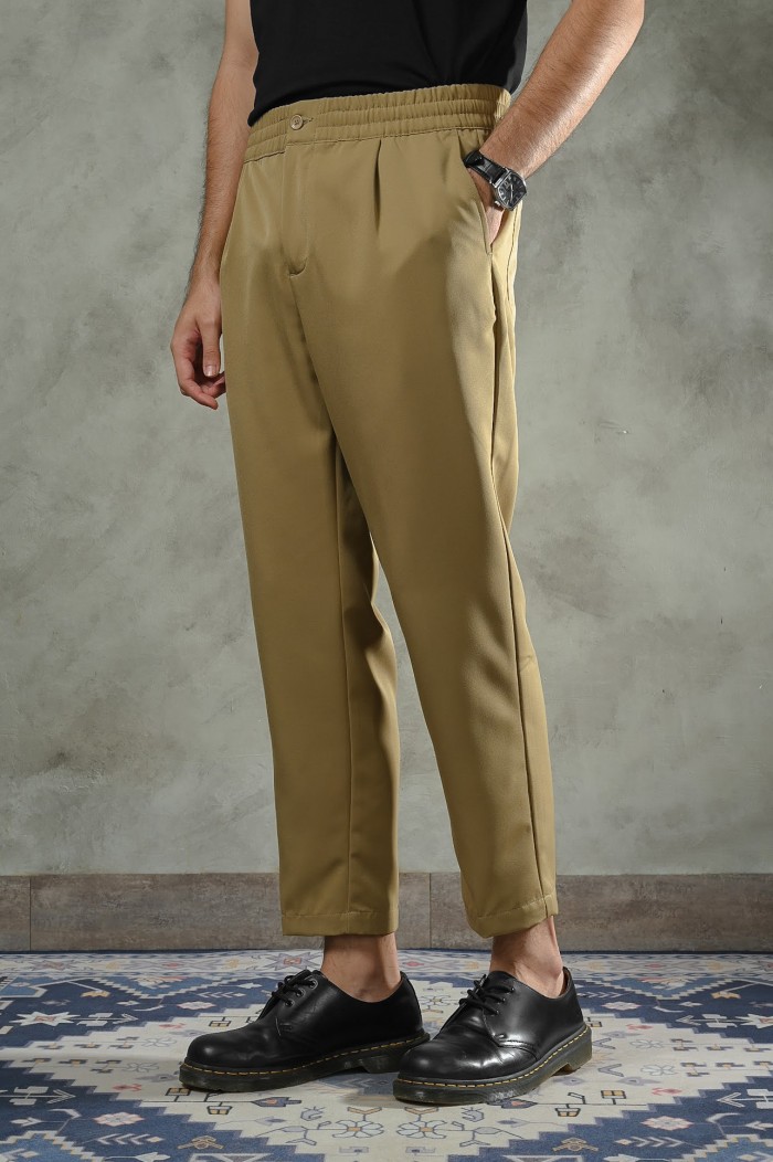 PPDI11-LECCE RELAX PANTS KHAKI
