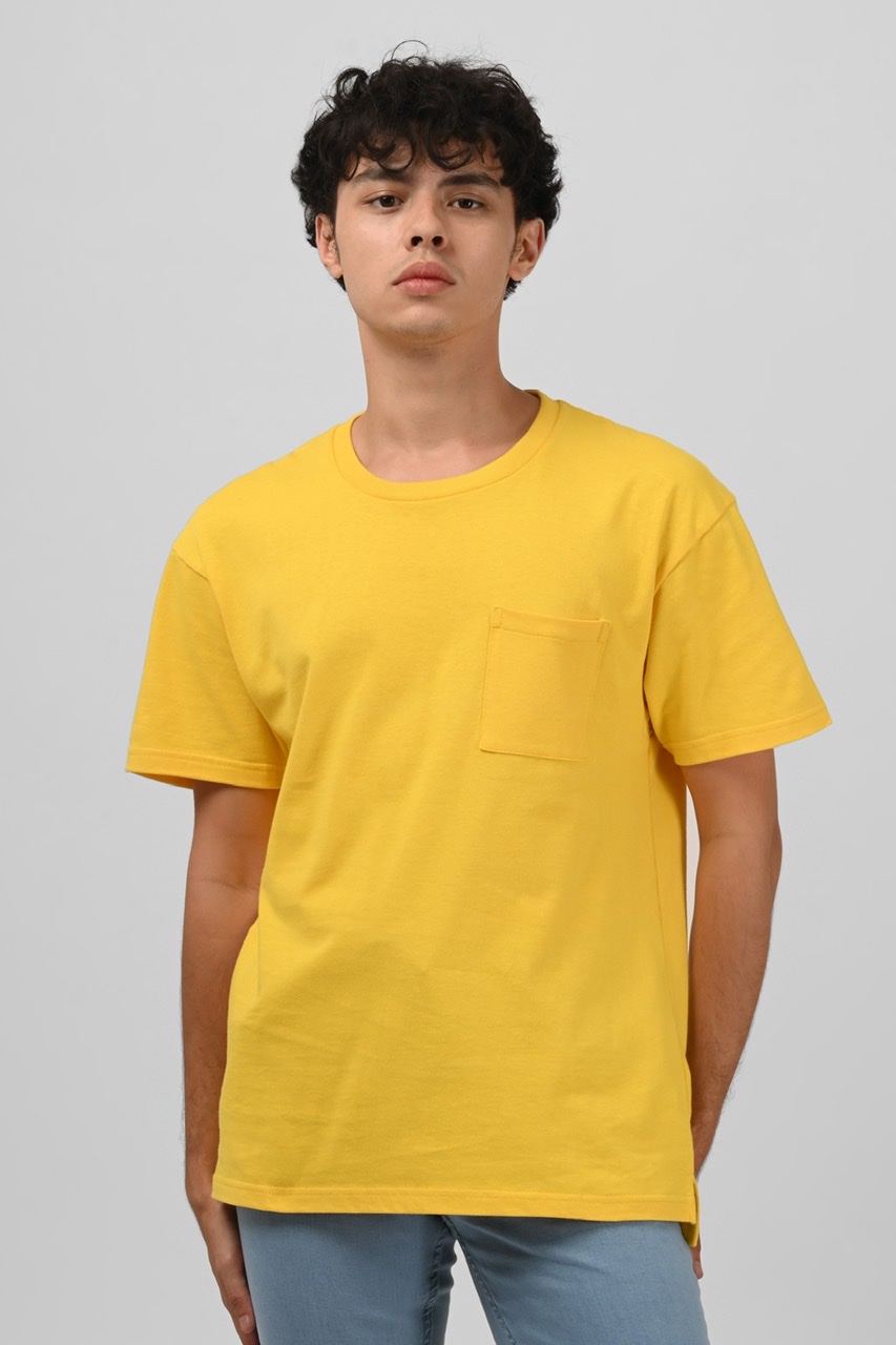 YORK OVERSIZED TEES IN CANARY YELLOW