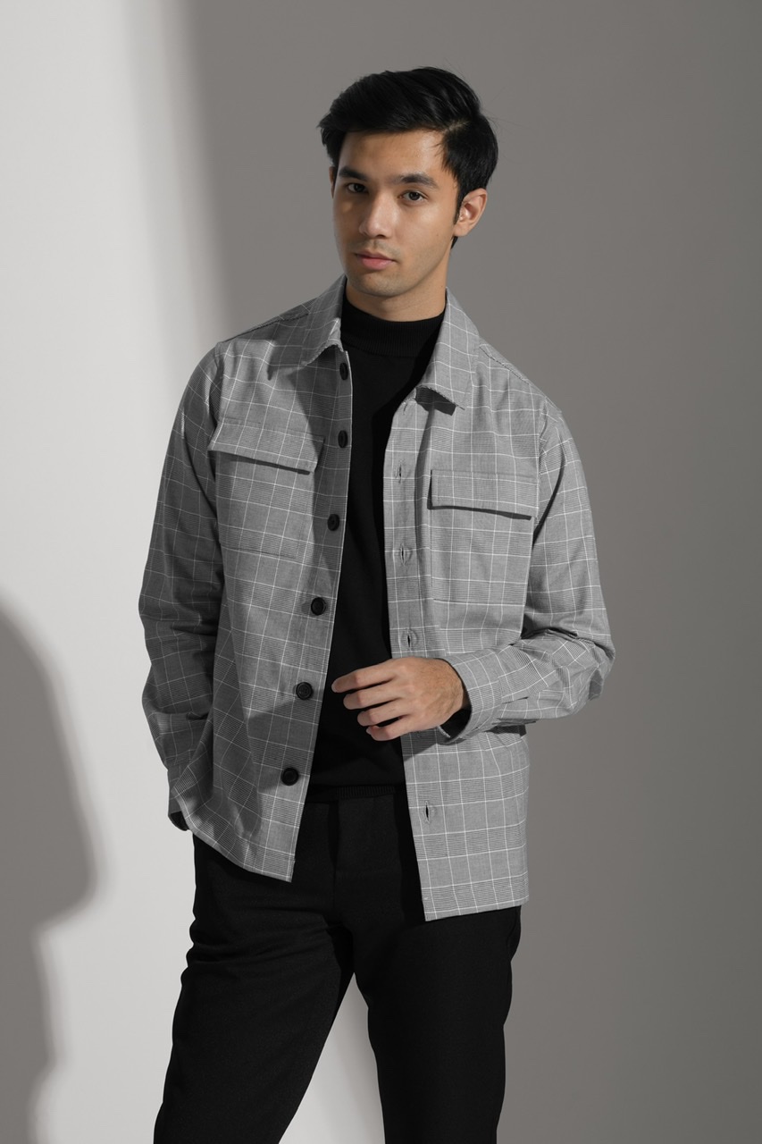 SCOTT TARTAN JACKET GREY