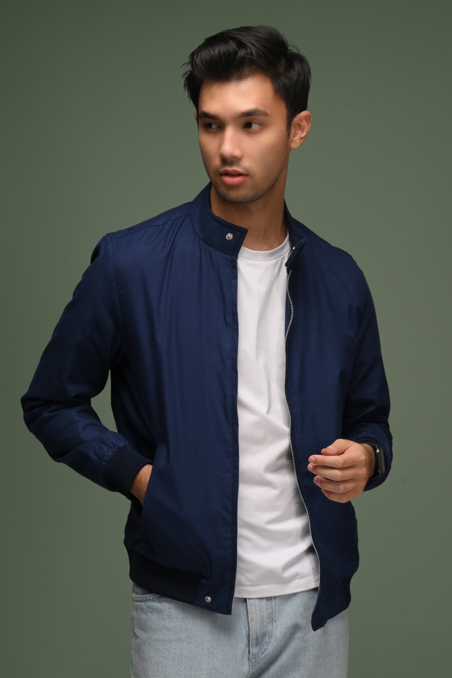 HARRINGTON JACKET NAVY