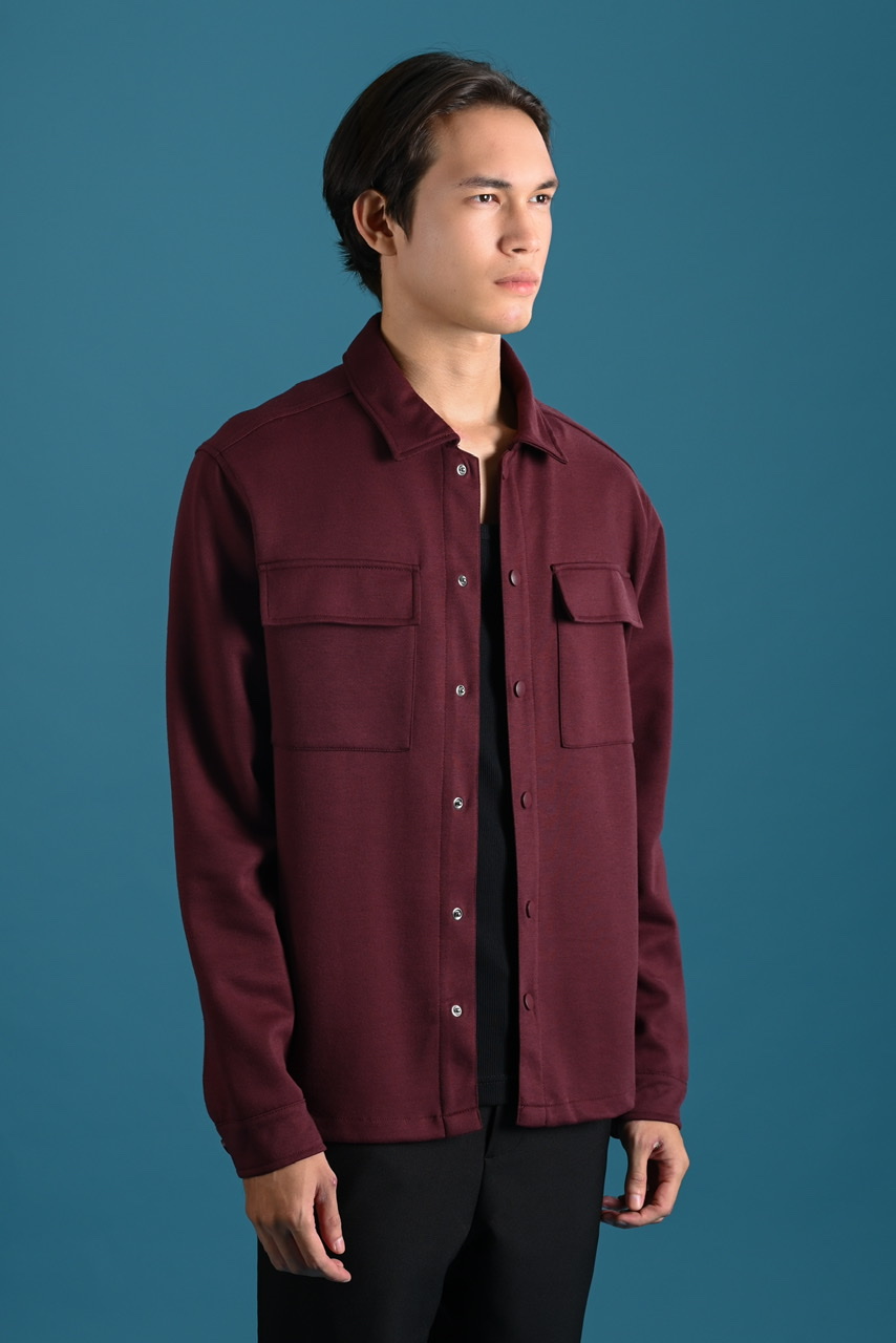 SHACKET JACKET MAROON