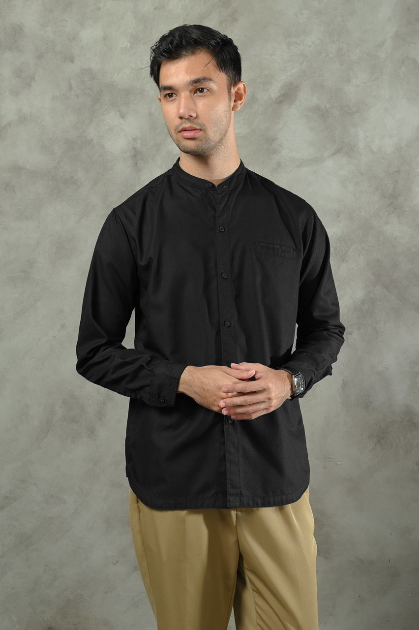 AARIAL MODEST SHIRT BLACK
