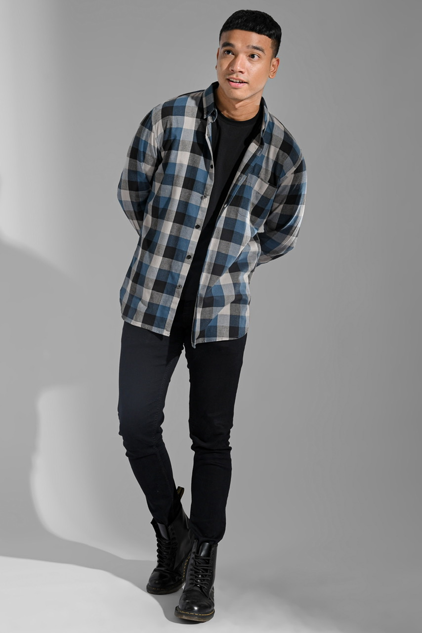 ULTIMATE FLANNEL DARK CYAN