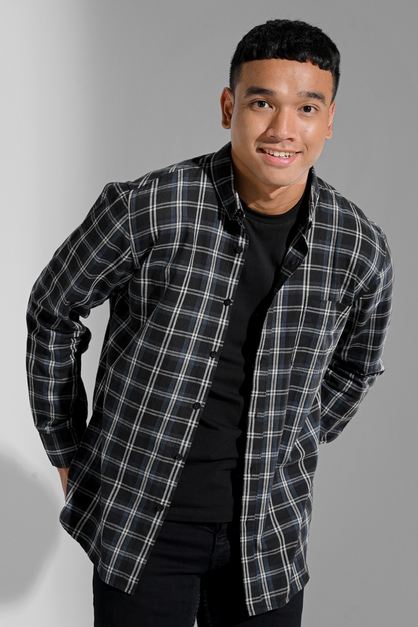 PSBE30-ULTIMATE FLANNEL BLUE BLACK