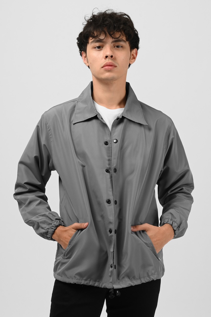 POAC10-BRISTOL COACH JACKET IN GREY