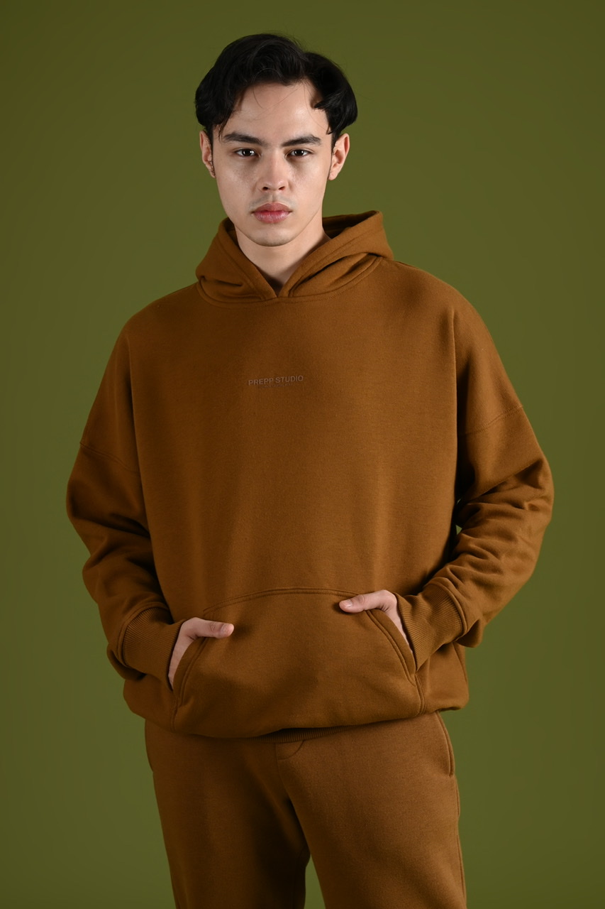 PREPP SIGNATURE HOODIE BROWN
