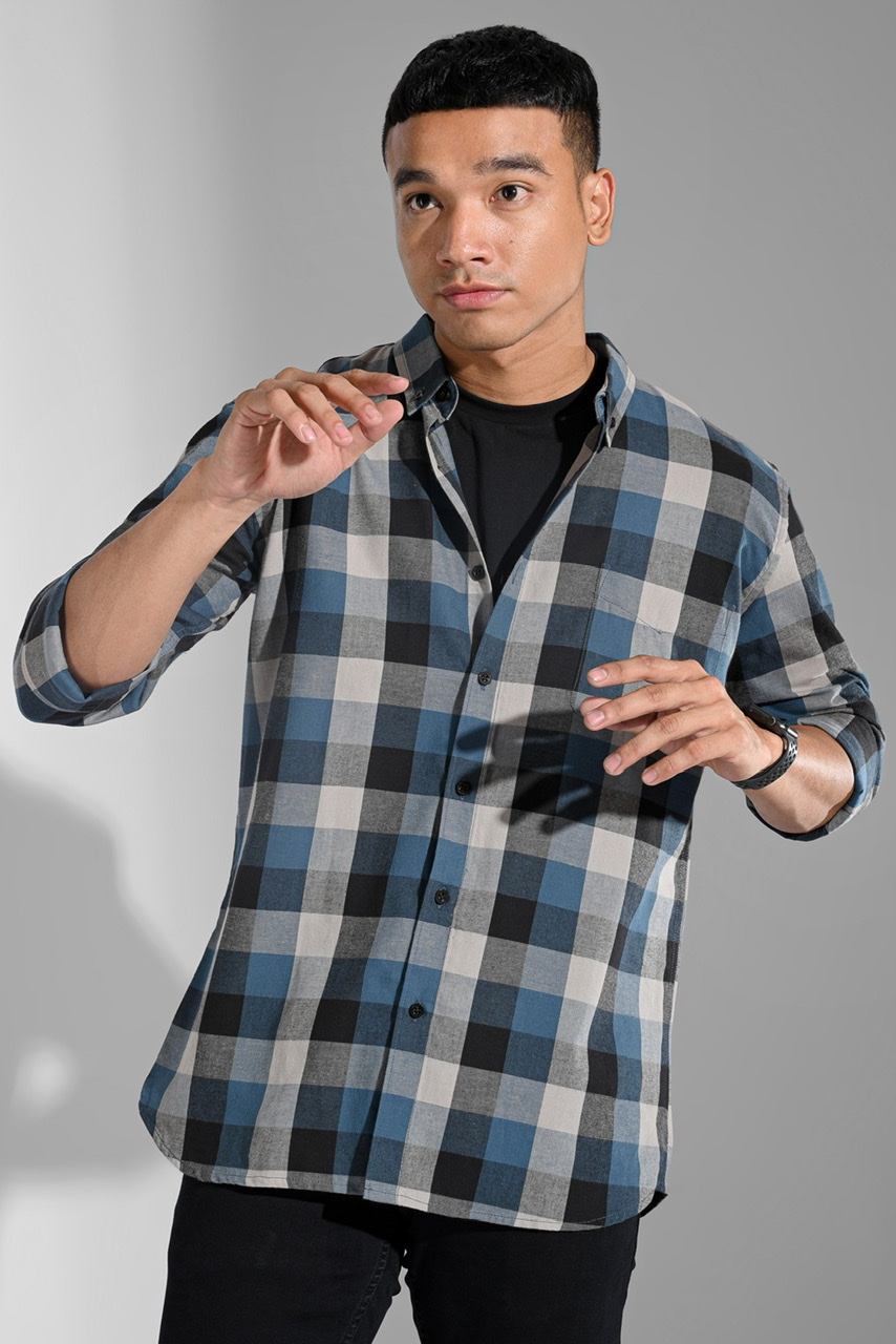 ULTIMATE FLANNEL DARK CYAN