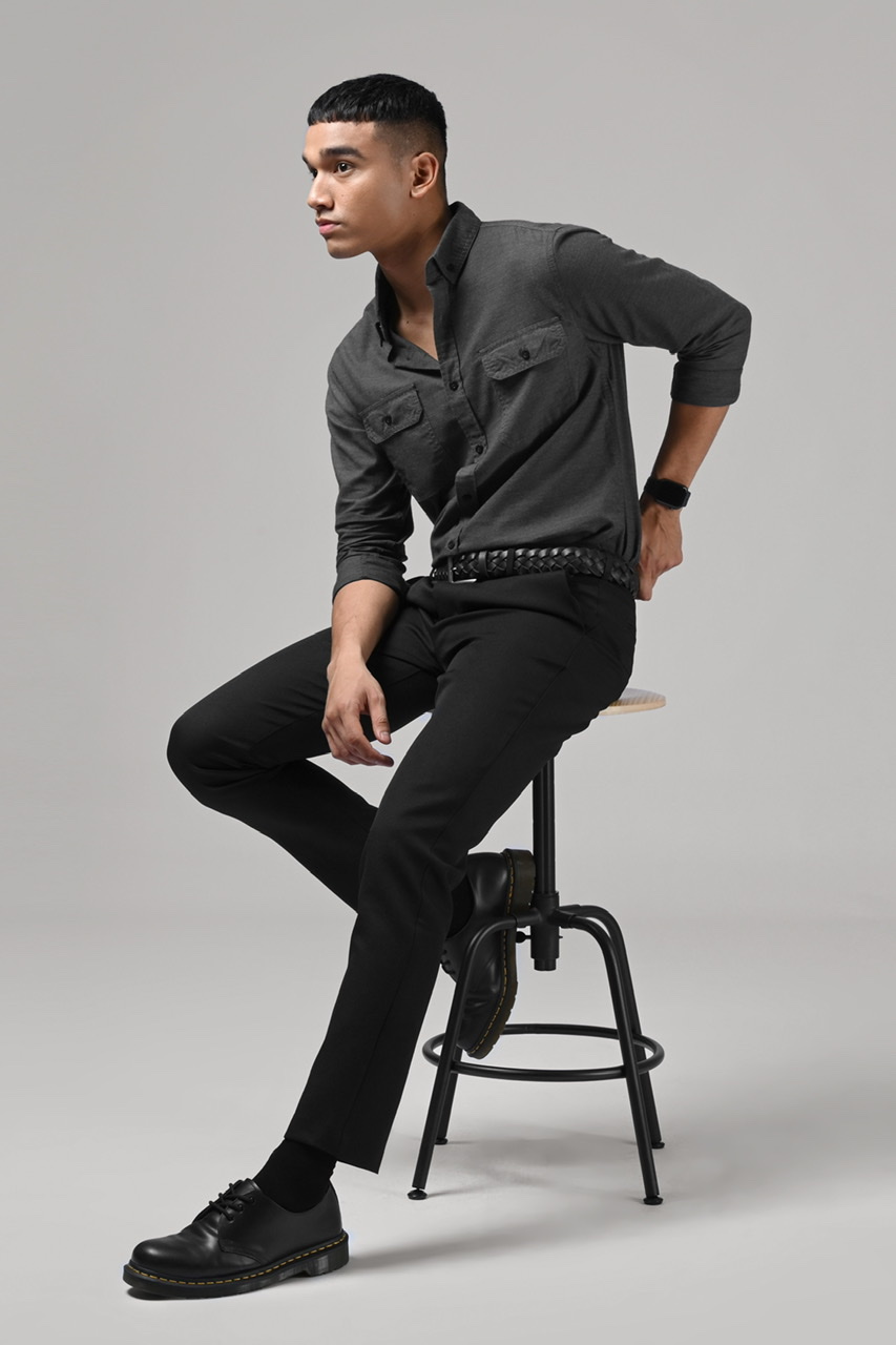 KALPEN BASIC SHIRT BLACK