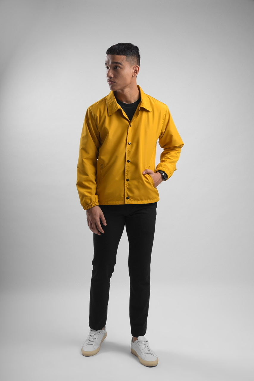 POAC15-BRISTOL COACH JACKET IN MUSTARD