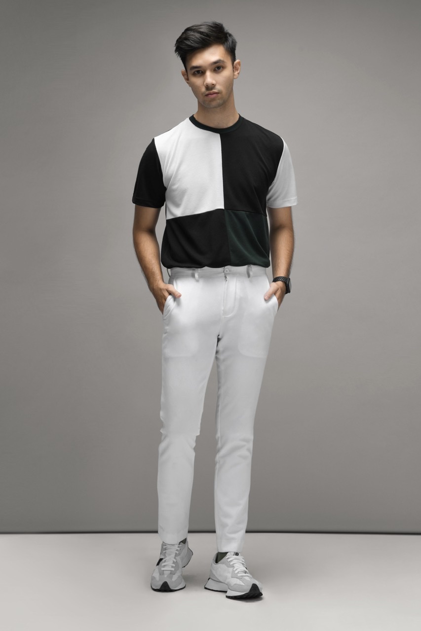 PTBK02-EAZYDRY COLOR BLOCK BLACK
