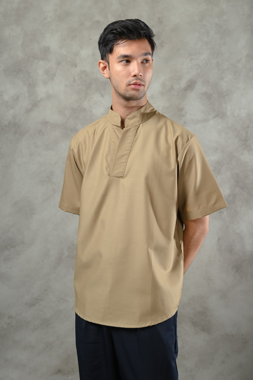 BERGAMO MODEST SHIRT KHAKI