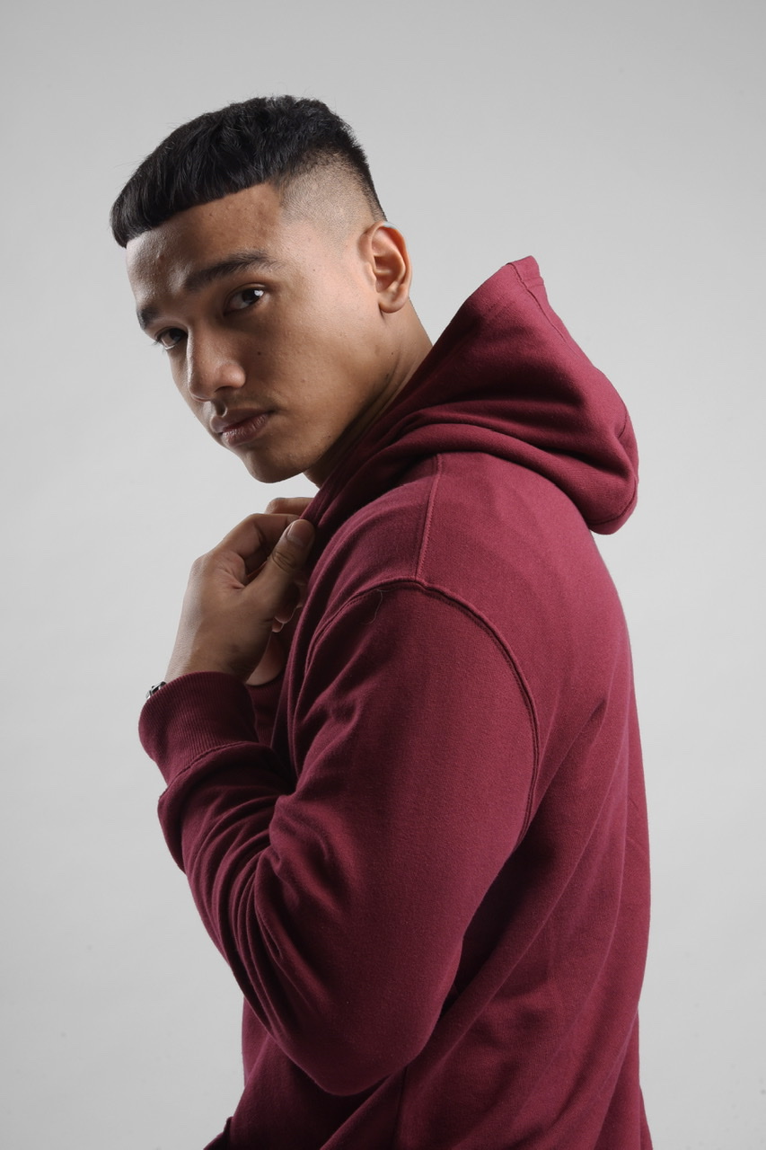 prepp signature hoodie maroon