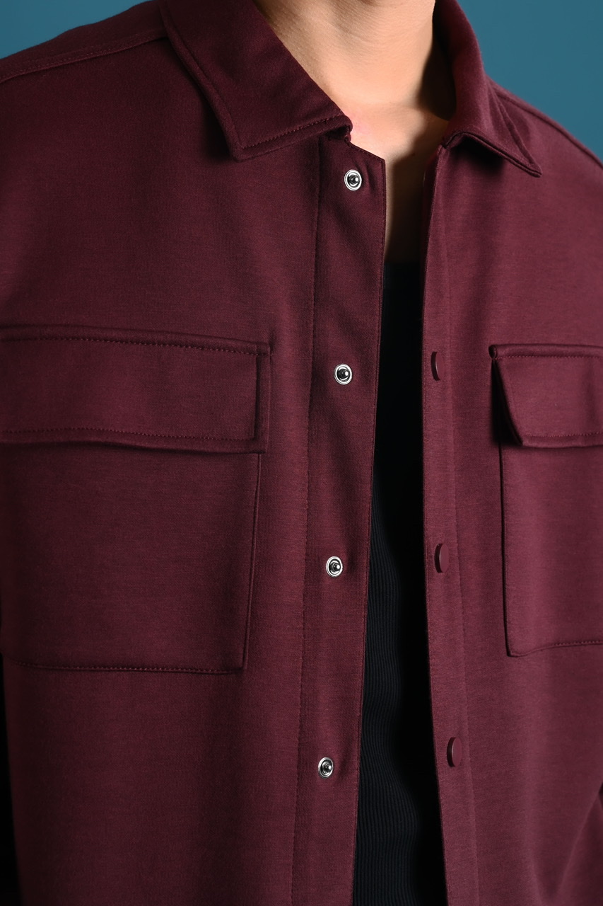 SHACKET JACKET MAROON