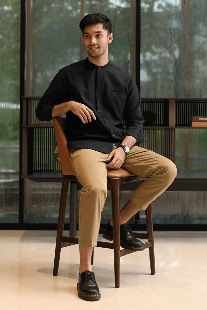 AARIAL MODEST SHIRT BLACK