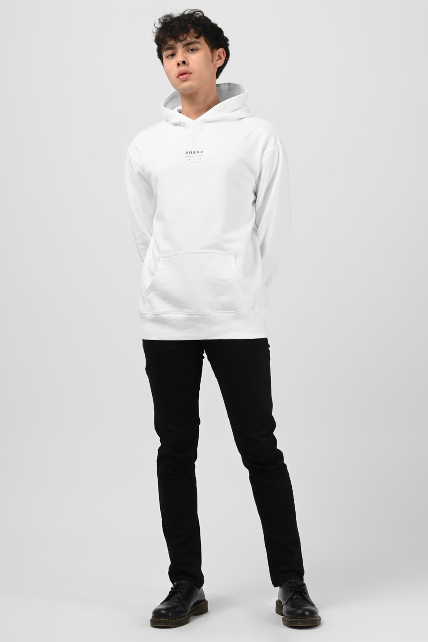 prepp signature hoodie in white