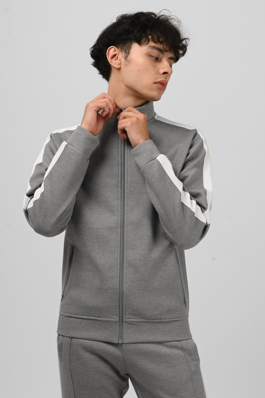 TWEED TRACKTOP GREY
