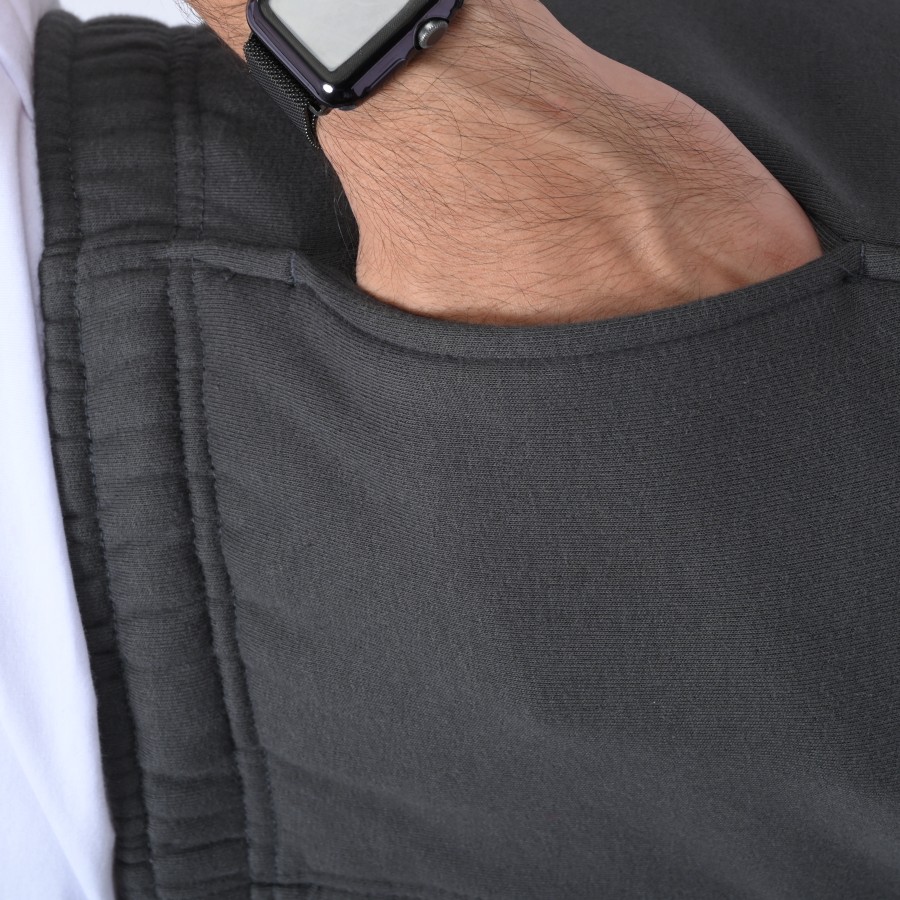 PREPP SIGNATURE SHORT PANTS CHARCOAL LAMA