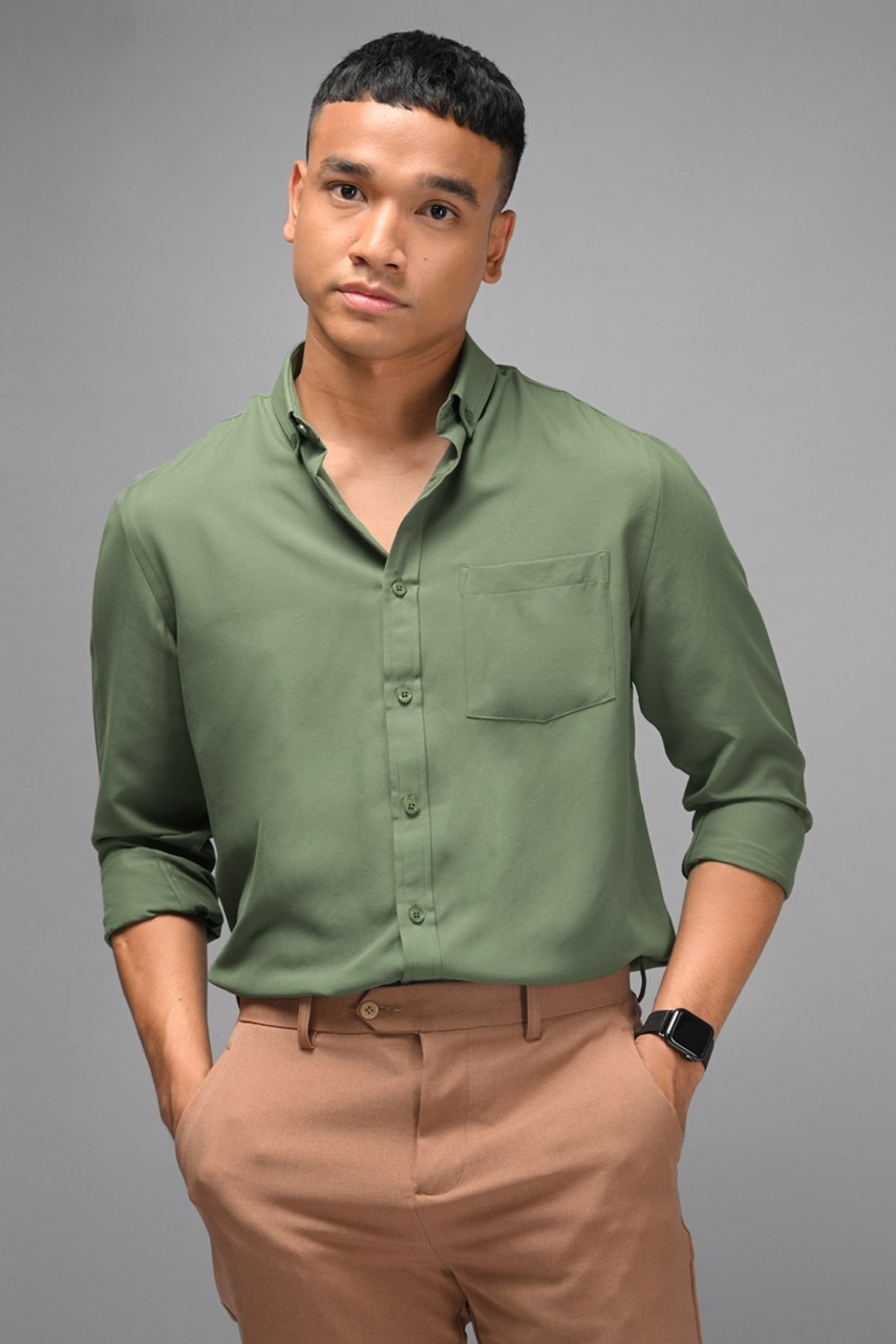PALTON EXETRE LONG SLEEVE SHIRT RIFLE GREEN