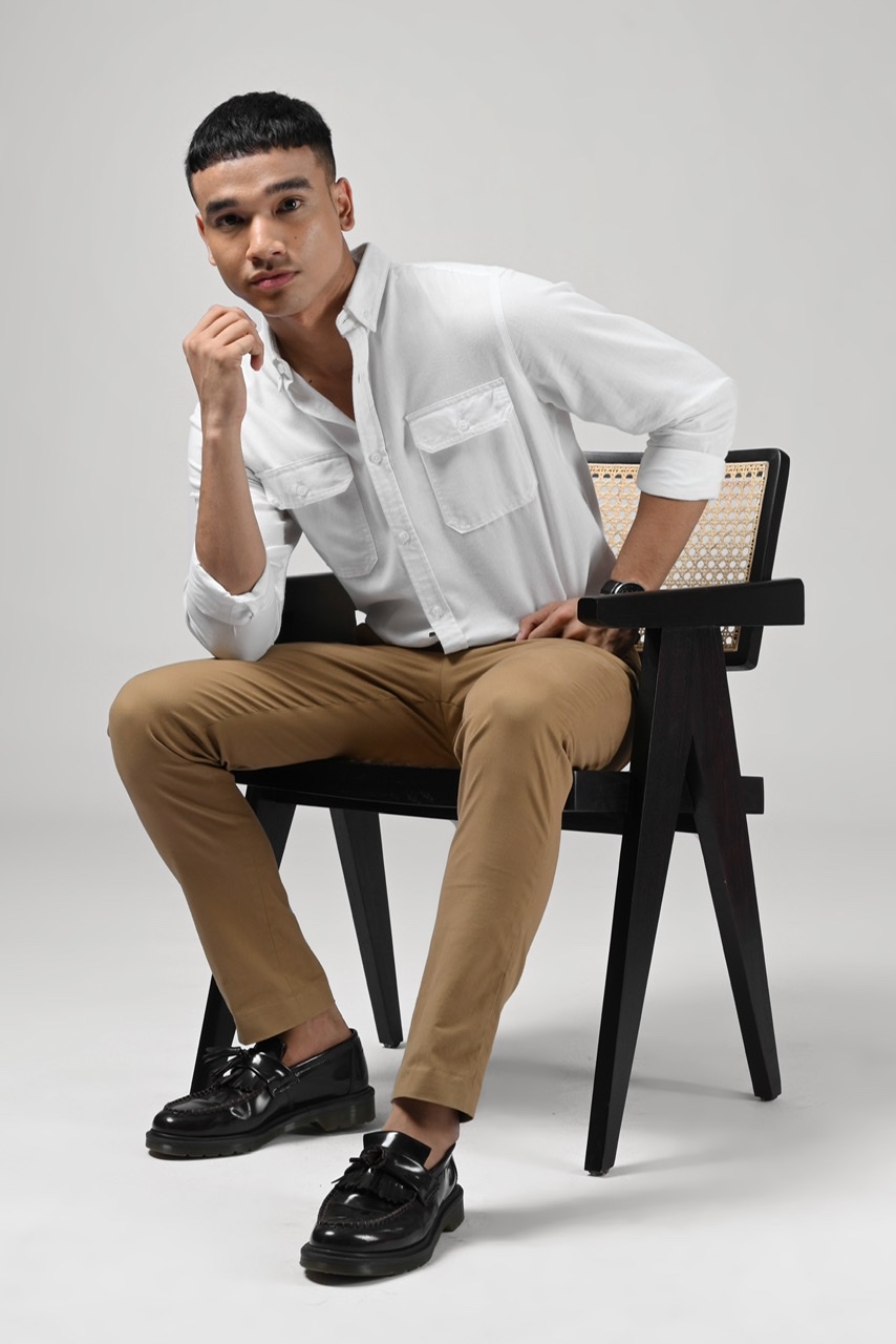 PSBB17-KALPEN BASIC SHIRT WHITE