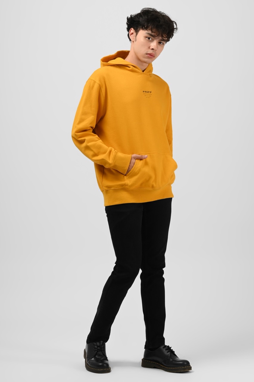 prepp signature hoodie in mustard