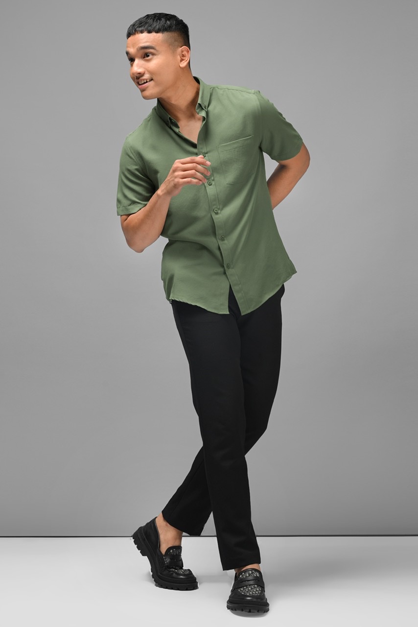 PALTON EXETRE SHORT SLEEVE SHIRT RIFLE GREEN