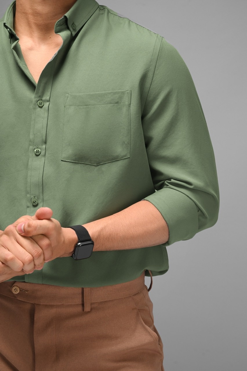 PALTON EXETRE LONG SLEEVE SHIRT RIFLE GREEN