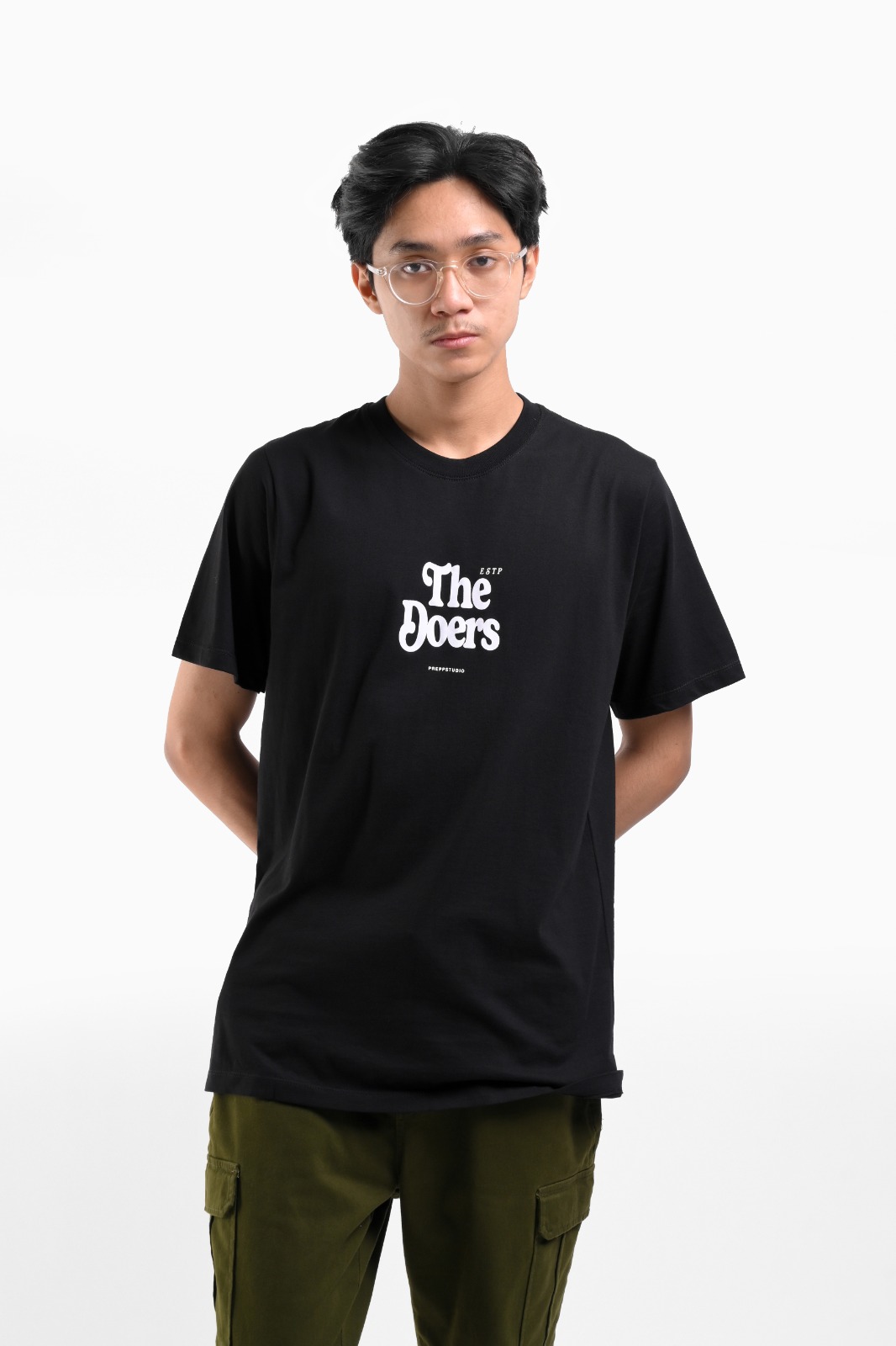 PTFB02-THE DOERS TEES BLACK