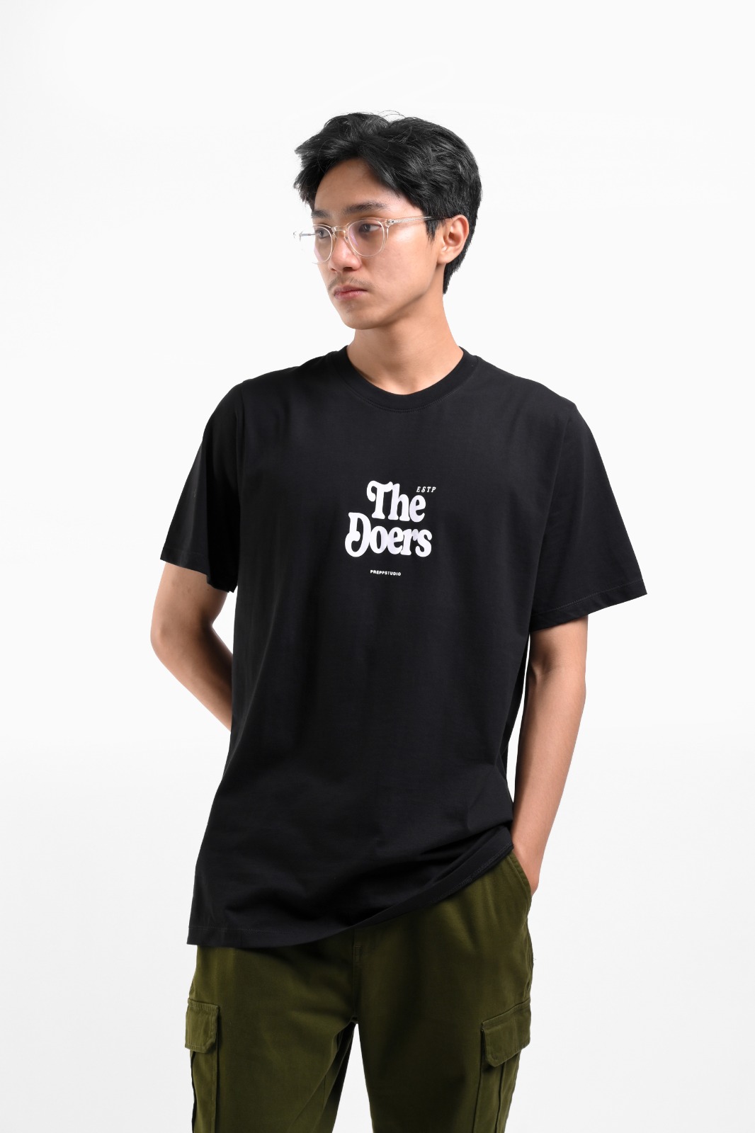 PTFB02-THE DOERS TEES BLACK