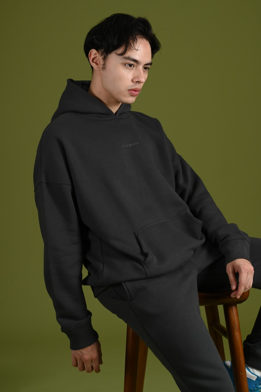 PREPP SIGNATURE HOODIE CHARCOAL