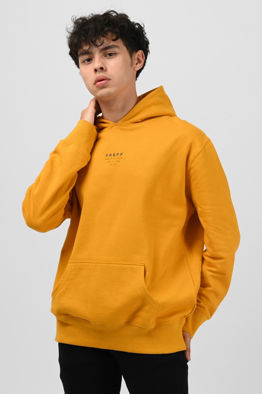 prepp signature hoodie in mustard