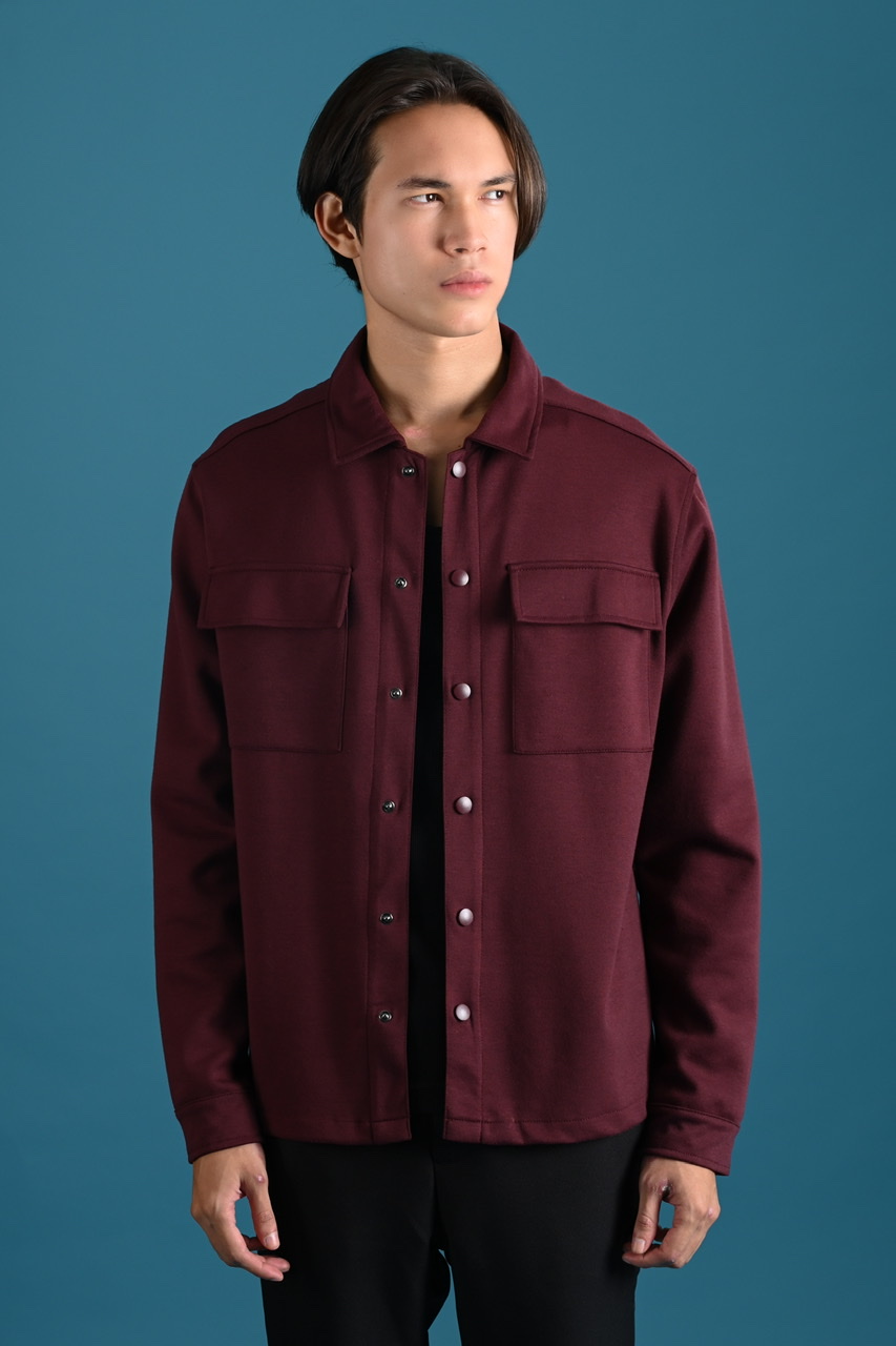 SHACKET JACKET MAROON