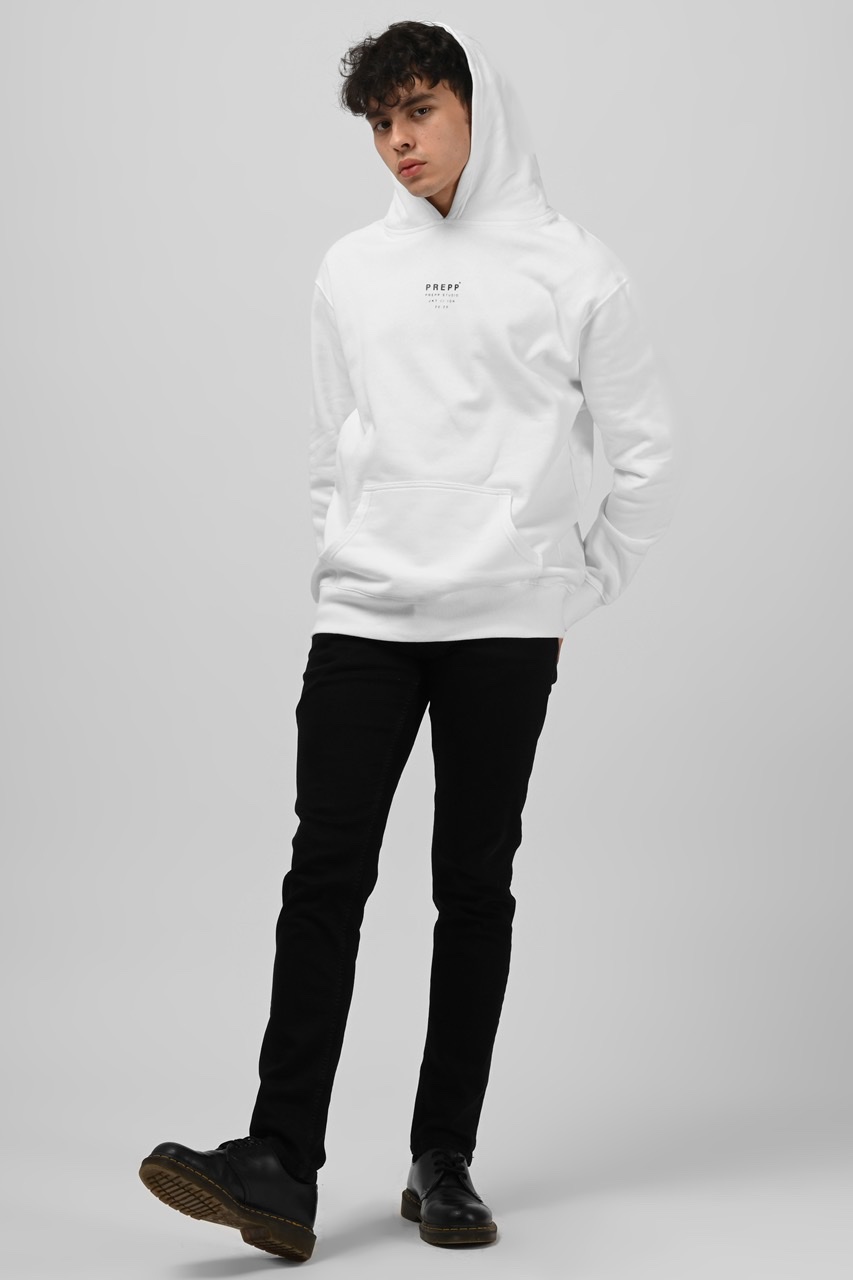 prepp signature hoodie in white