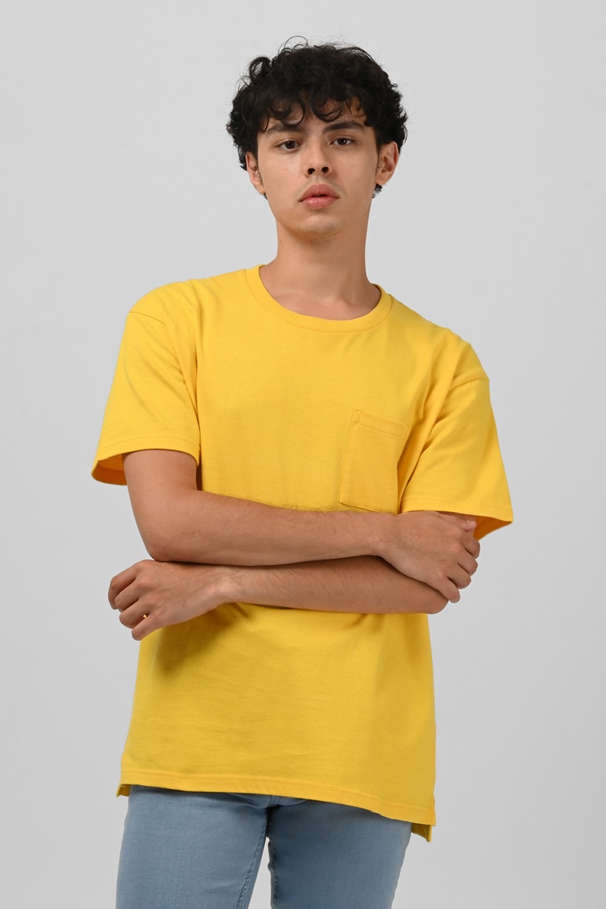 YORK OVERSIZED TEES IN CANARY YELLOW