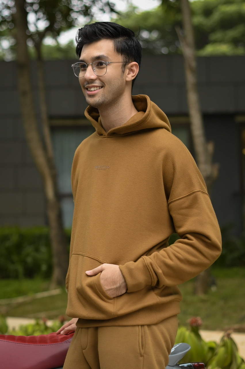 PREPP SIGNATURE HOODIE BROWN