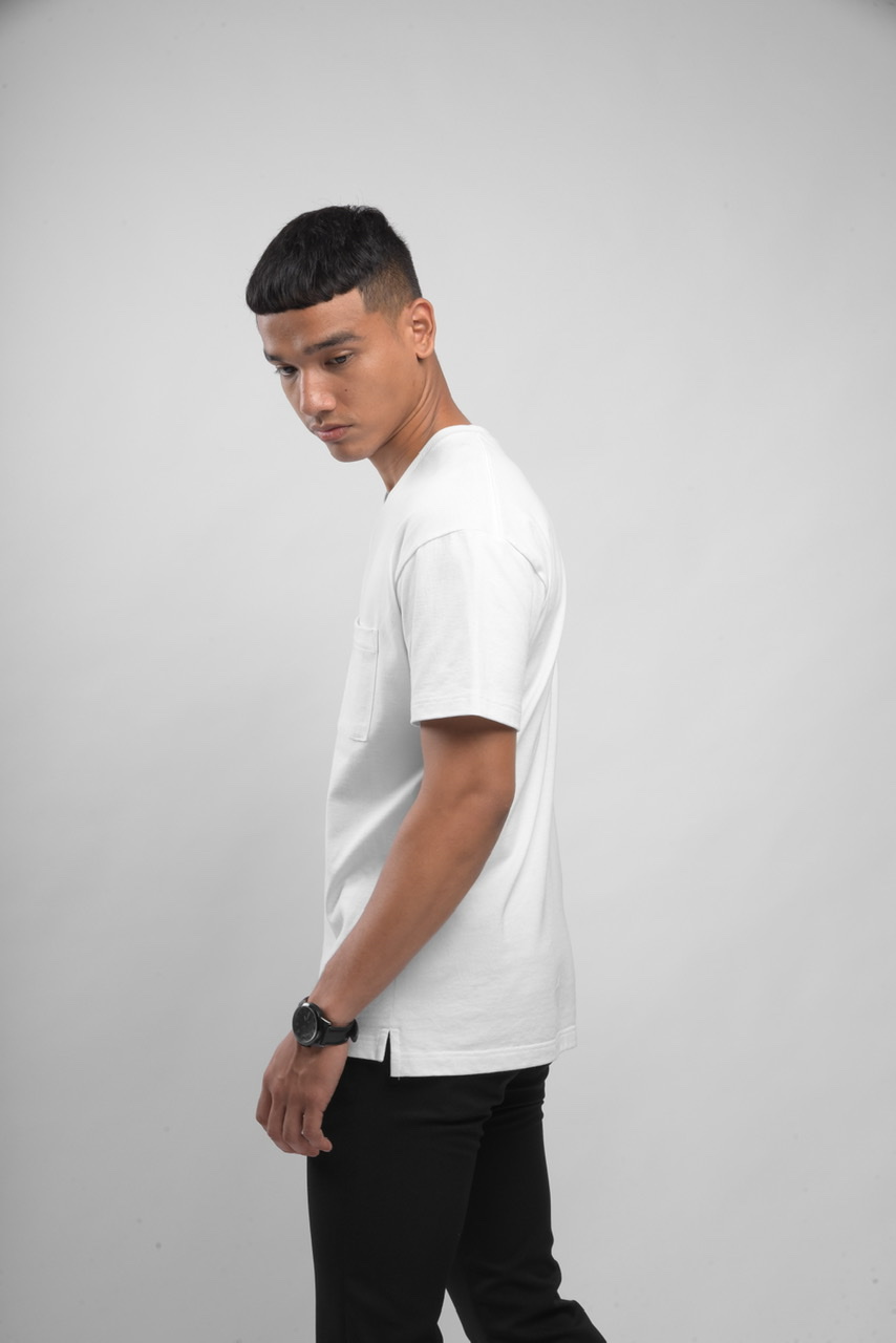 YORK OVERSIZED TEES IN WHITE