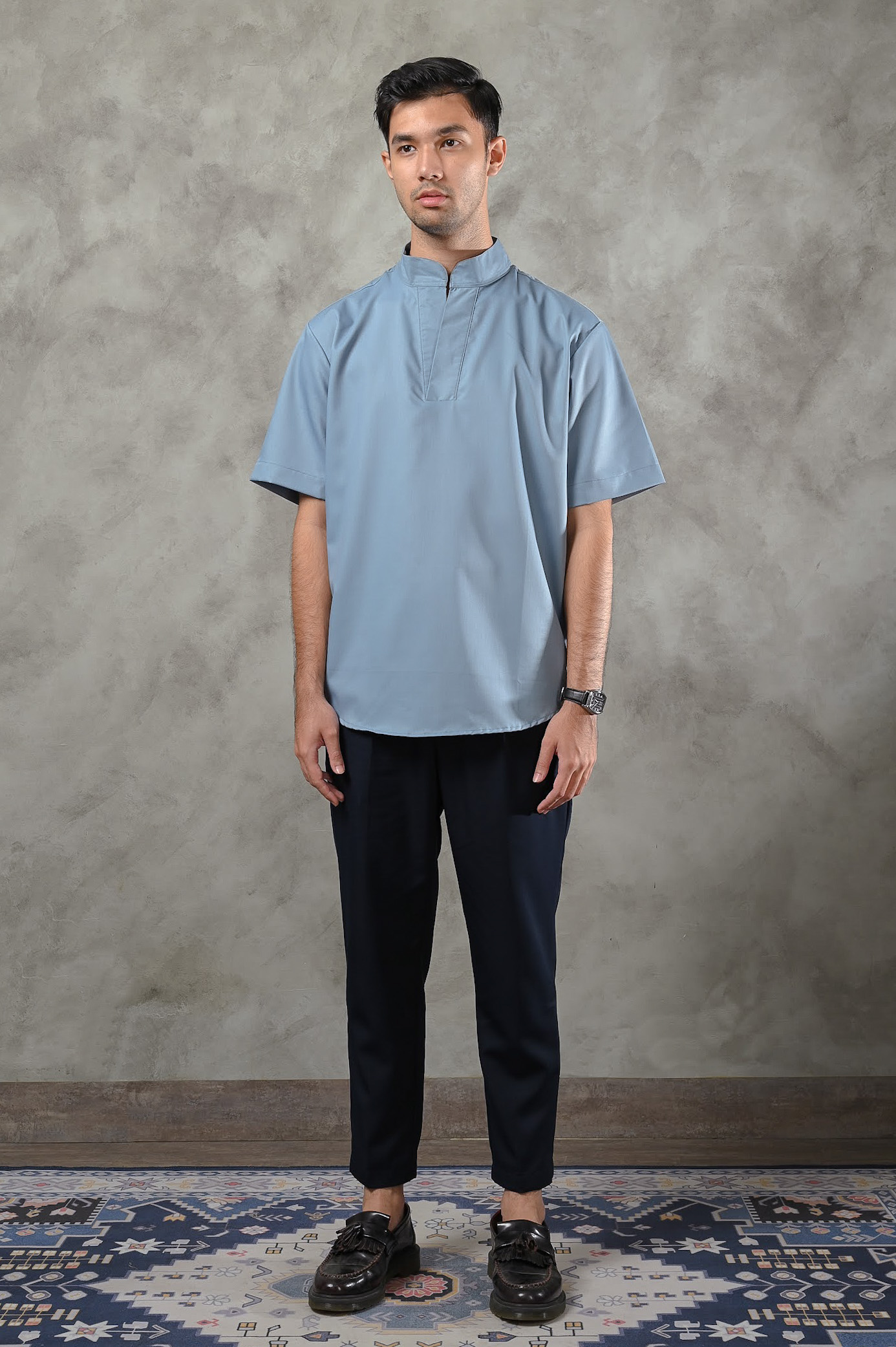 PSDG69-BERGAMO MODEST SHIRT SHAPPIRE