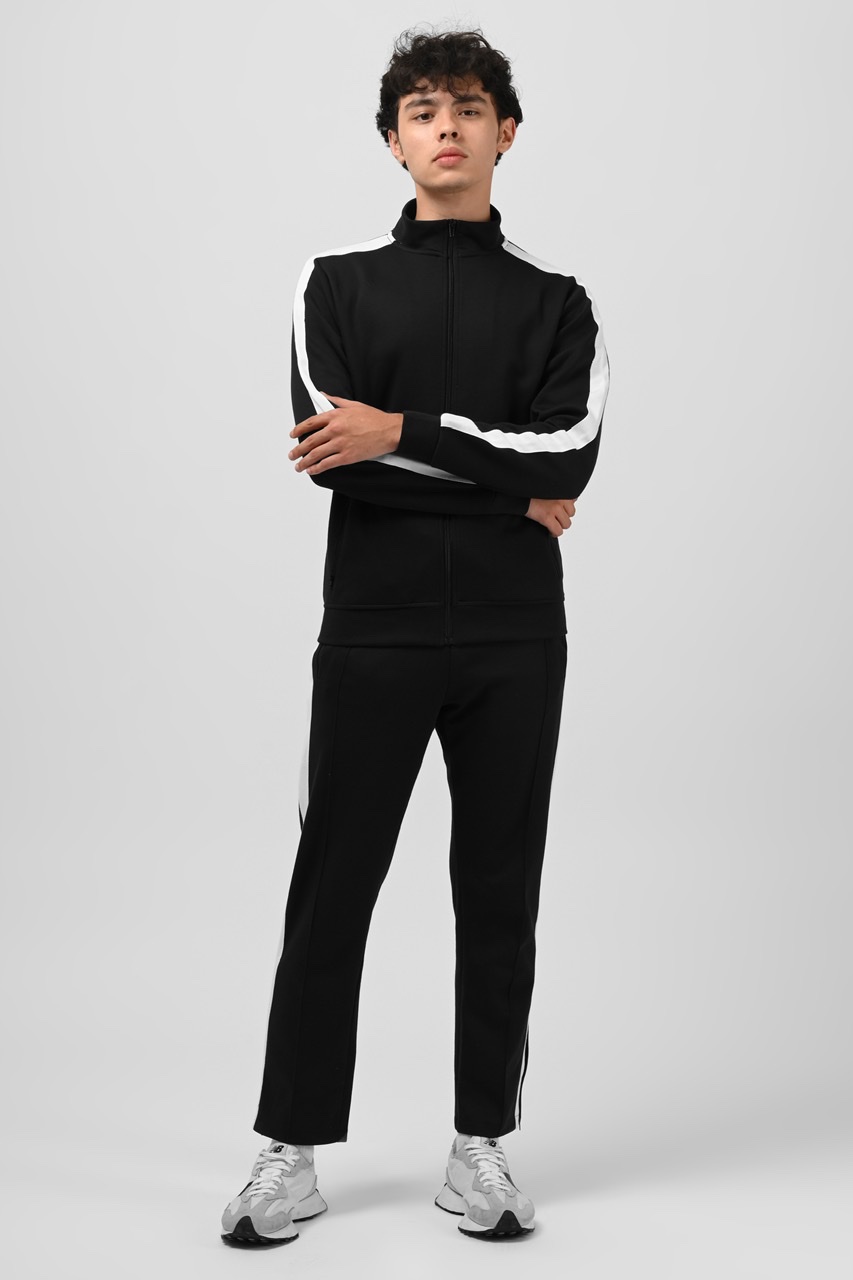 TWEED TRACKTOP BLACK