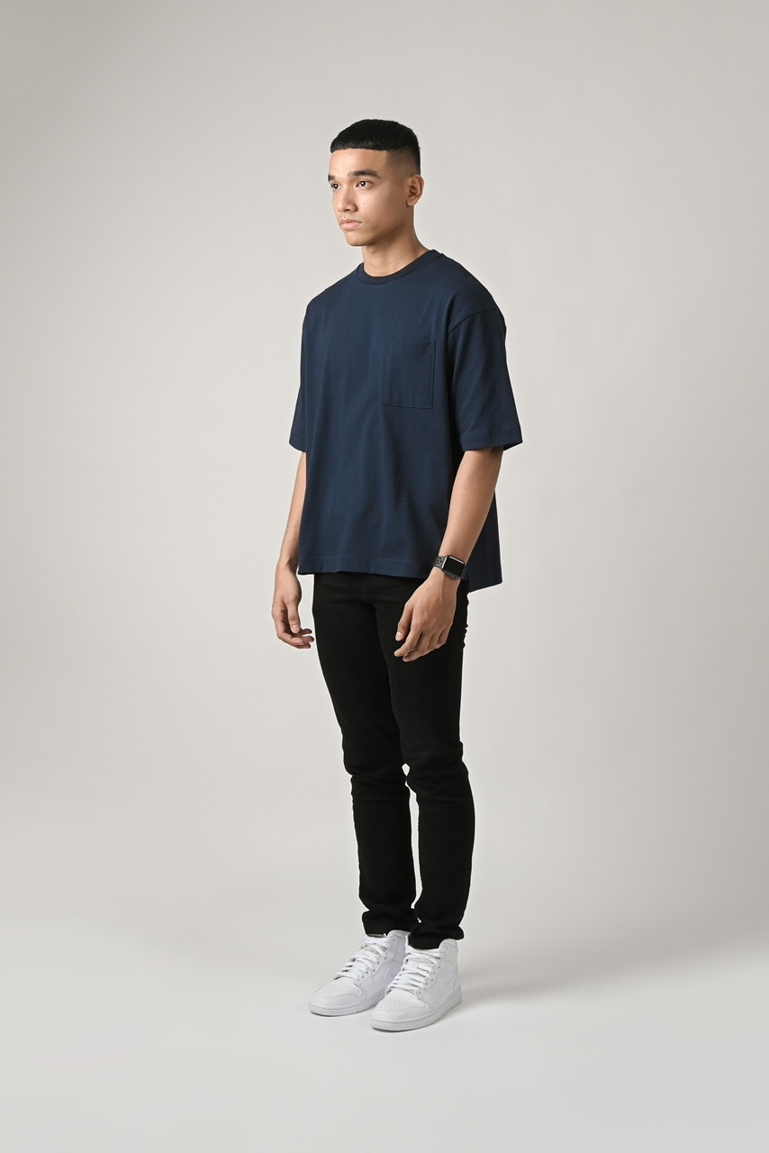 VAST OVERSIZED TEE NAVY