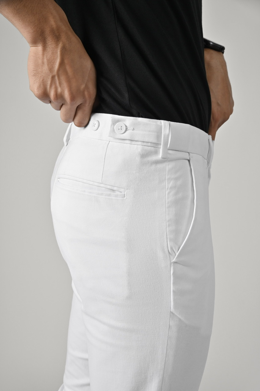 PATRON CHINOS PANTS WHITE