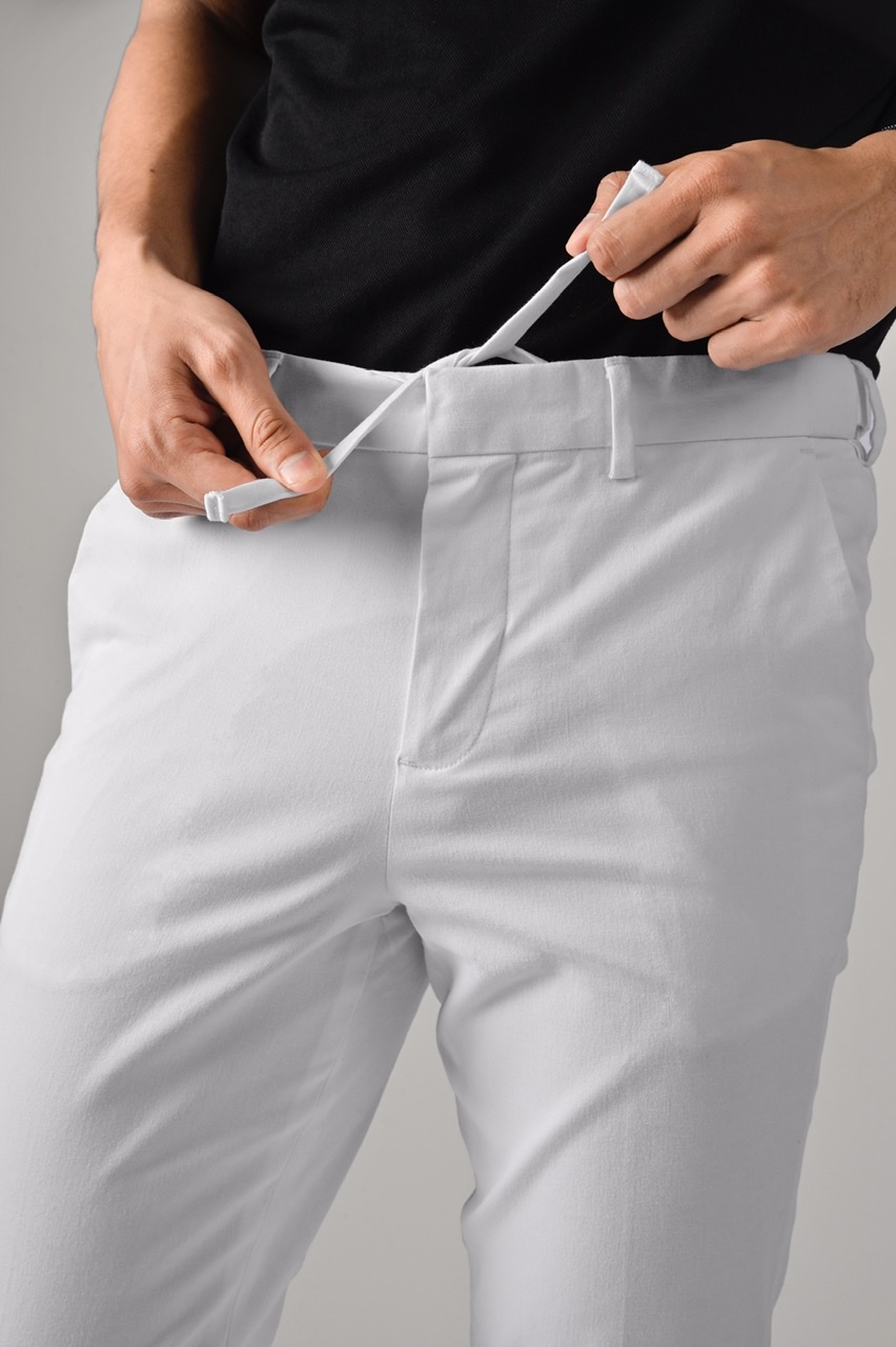 PATRON CHINOS PANTS WHITE